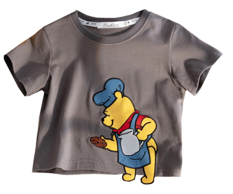 baby Kids Unisex Tom and Jerry and others Tshirts ユニセックス 男女兼用 ベビーキッズ  トムとジェリー＆ガーフィールド ＆ティガーアップリケ半袖 Tシャツ 子供服